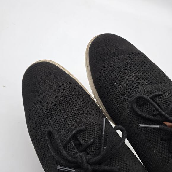Cole Haan Shoes Mens 10 Black Grand Plus Stitchlite Wing Tip Faux Oxford